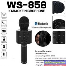 Microphone Karaoké Sans Fil Bluetooth WS-858 NOIR