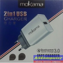 Chargeur Mokama Micro USB 3.1A QUALCOMM QUICK CHARGE 3.0