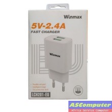 Chargeur WINMAX 2.4A Dual USB Avec Câble MICRO USB