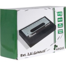 BOITIER EXTERNE POUR DISQUE DUR 2,5" ARGUS GD-25620 USB 3.0 SATA III