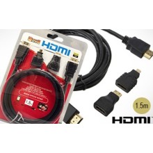 CABLE HDMI 3 EN 1 - 1,5M