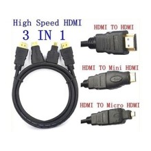 CABLE HDMI 3 EN 1 - 1,5M
