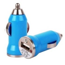 Mini Chargeur Allume Cigarette 1A 1 USB ACQUA Bleu Ciel
