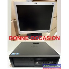 ORDINATEUR HP COMPAQ 8000 SFF /E8400/4Go/250Go/19"