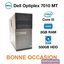 PC DELL OPTIPLEX 7010/I5-3470/8Go/500Go/19"