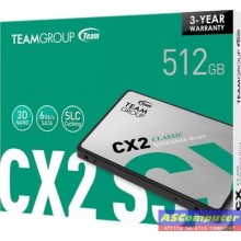 SSD TeamGroup CX2 512Go - SATA 2,5" (T253X6512G0C101)
