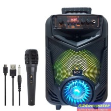 Enceinte Bluetooth Avec Microphone 20W LED tf fm aux NDR-P44