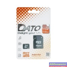 CARTE MEMOIRE MICRO SDHC 32GB DATO CLASS 10 U1 AVEC ADAPTATEUR