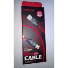 Cable charge Mokama C5-Micro USB 3.1A 1M