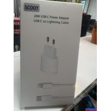 SCOOT 20W USB-C POWER ADAPTER USB-C TO LIGHTNING
