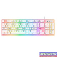 CLAVIER GAMER HAVIT KB876L RGB BLANC