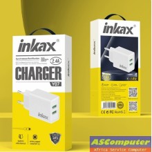 CHARGEUR INKAX Y07 DUAL USB 2.4A AVEC CABLE MICRO USB