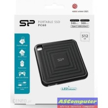 Disque SSD externe Silicon Power PC60 - 512Go USB 3.2