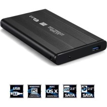 BOITIER EXTERNE POUR DISQUE DUR 2,5" SATA USB 3.0