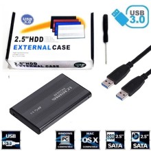 BOITIER EXTERNE POUR DISQUE DUR 2,5" SATA USB 3.0