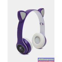 CASQUE BLUETOOTH VIV-24M CAT MAUVE (RGB 7 COULEURS)