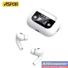 Écouteurs intra-auriculaires Aspor A629 Bt5.3 Airbuds PRO avec écran tactile et fonction de suppression du bruit