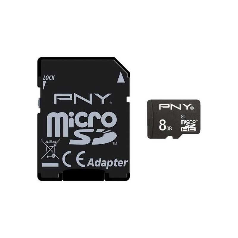 CARTE MEMOIRE 8GO Micro SD Avec Adaptateur pour ordinateur appareil photo  numérique lecteur de musique, un