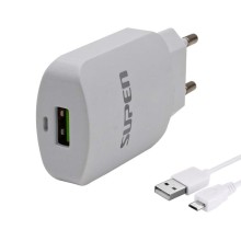 Chargeur SUPEN TB-023A 1.5A  Avec Câble Micro USB