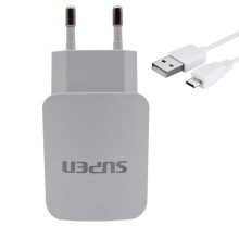 Chargeur SUPEN TB-023A 1.5A  Avec Câble Micro USB